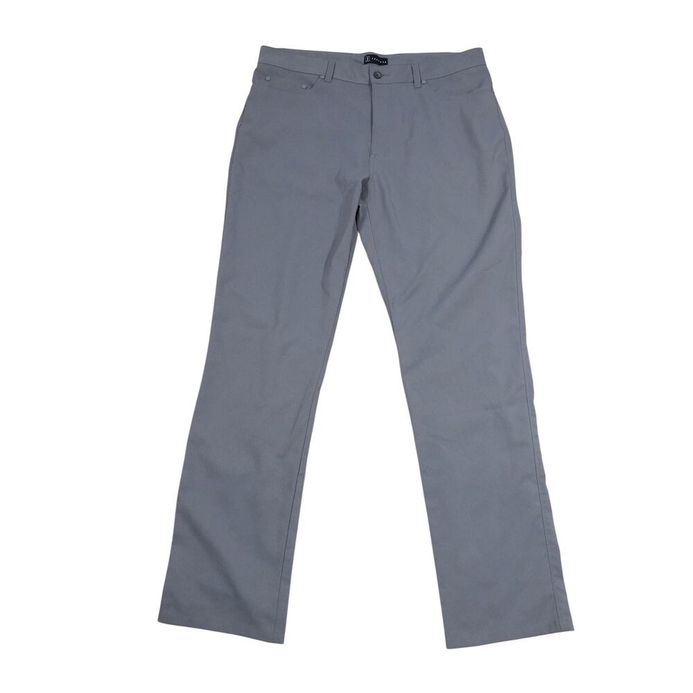 PGA Tour Men Golf Pants Gray 34x32 Stretch Performance 5-Pocket